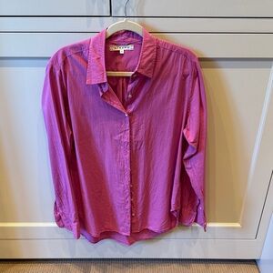 XiRENA Pink Button-Up Blouse